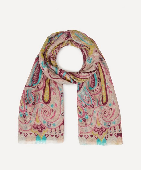 Etro - Sciarpa Delhy Paisley Print Scarf image number null