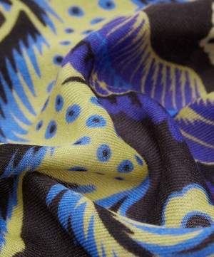 Etro - Sciarpa Delhy Wool and Silk Floral Print Scarf image number 3