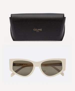 Celine - Graphic Cat-Eye Sunglasses image number 4