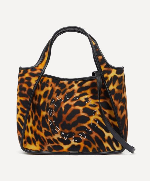 Stella McCartney - Leopard Print Stella Logo Tote Bag