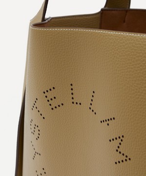 Stella McCartney - Stella Logo Faux Leather Tote Bag image number 5