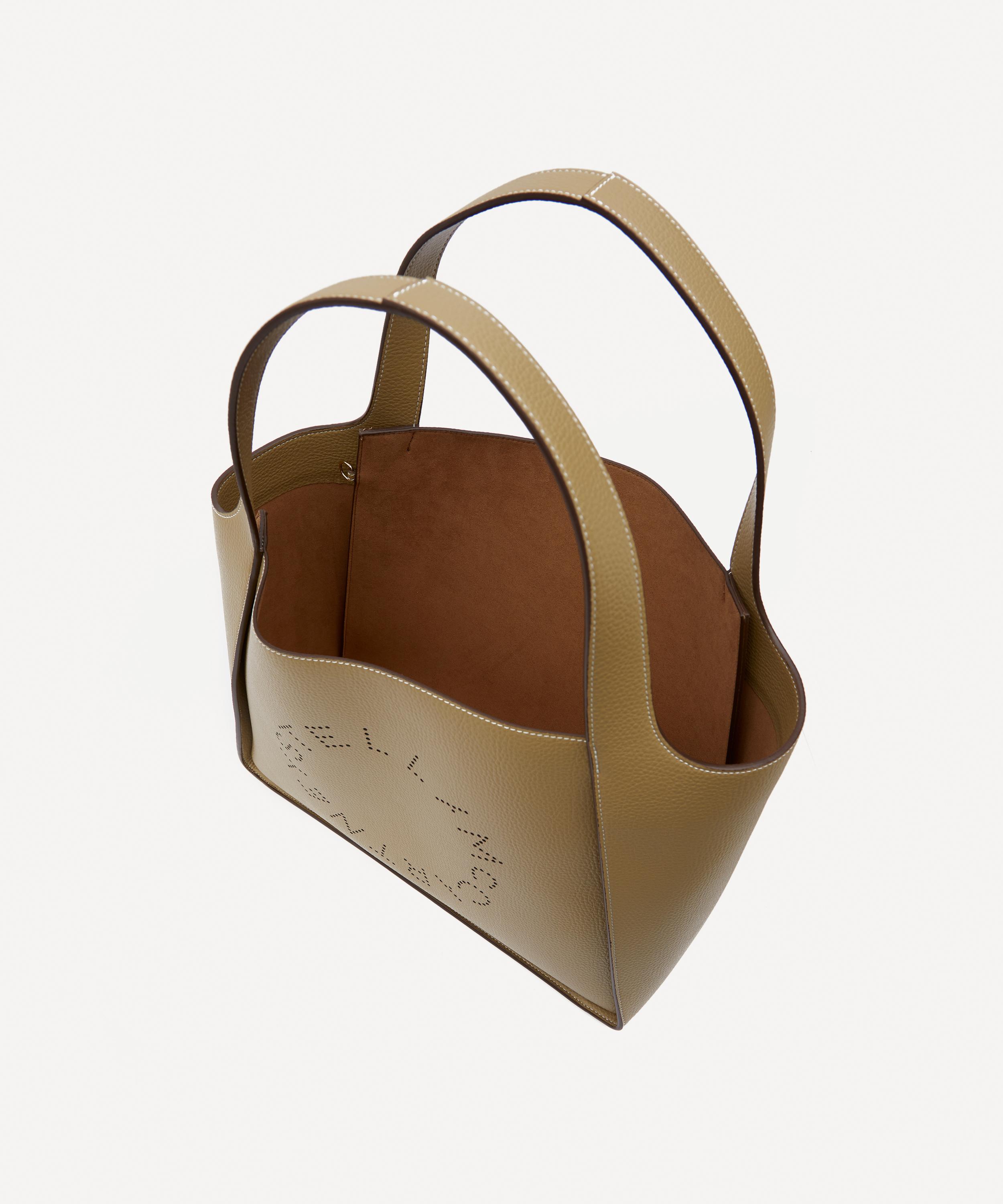 Stella McCartney - Stella Logo Faux Leather Tote Bag image number 6