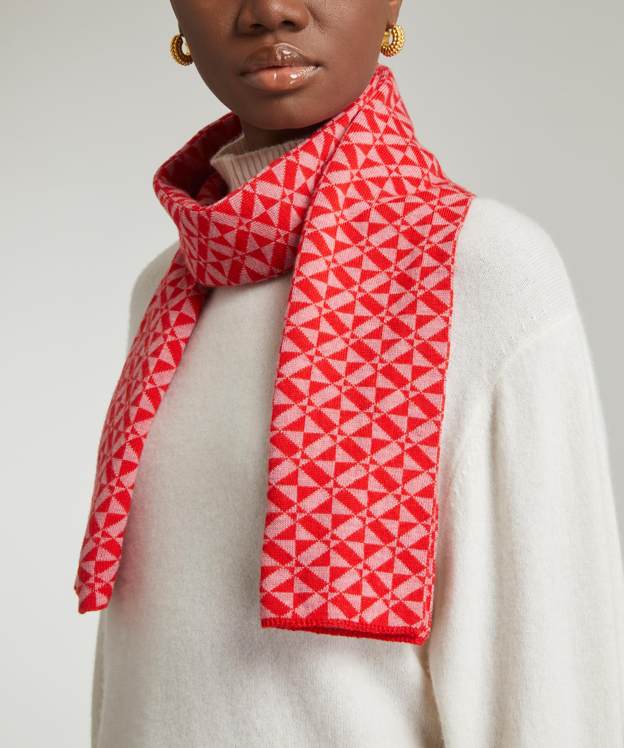 Quinton Chadwick - Merino Wool Tile Pattern Scarf image number 0