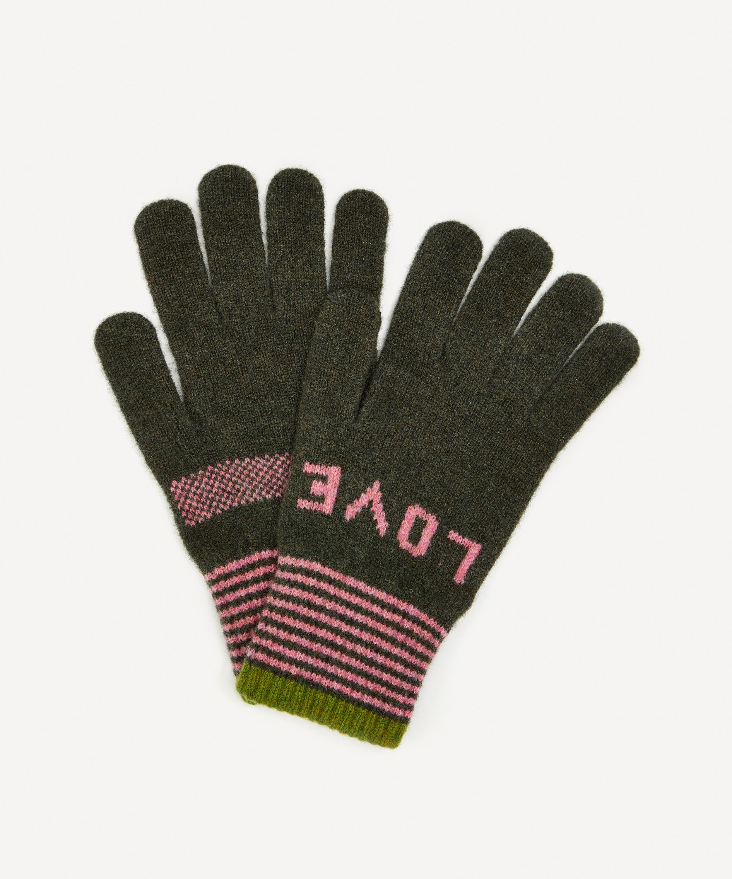 Quinton Chadwick Love and Hope Wool Gloves Liberty