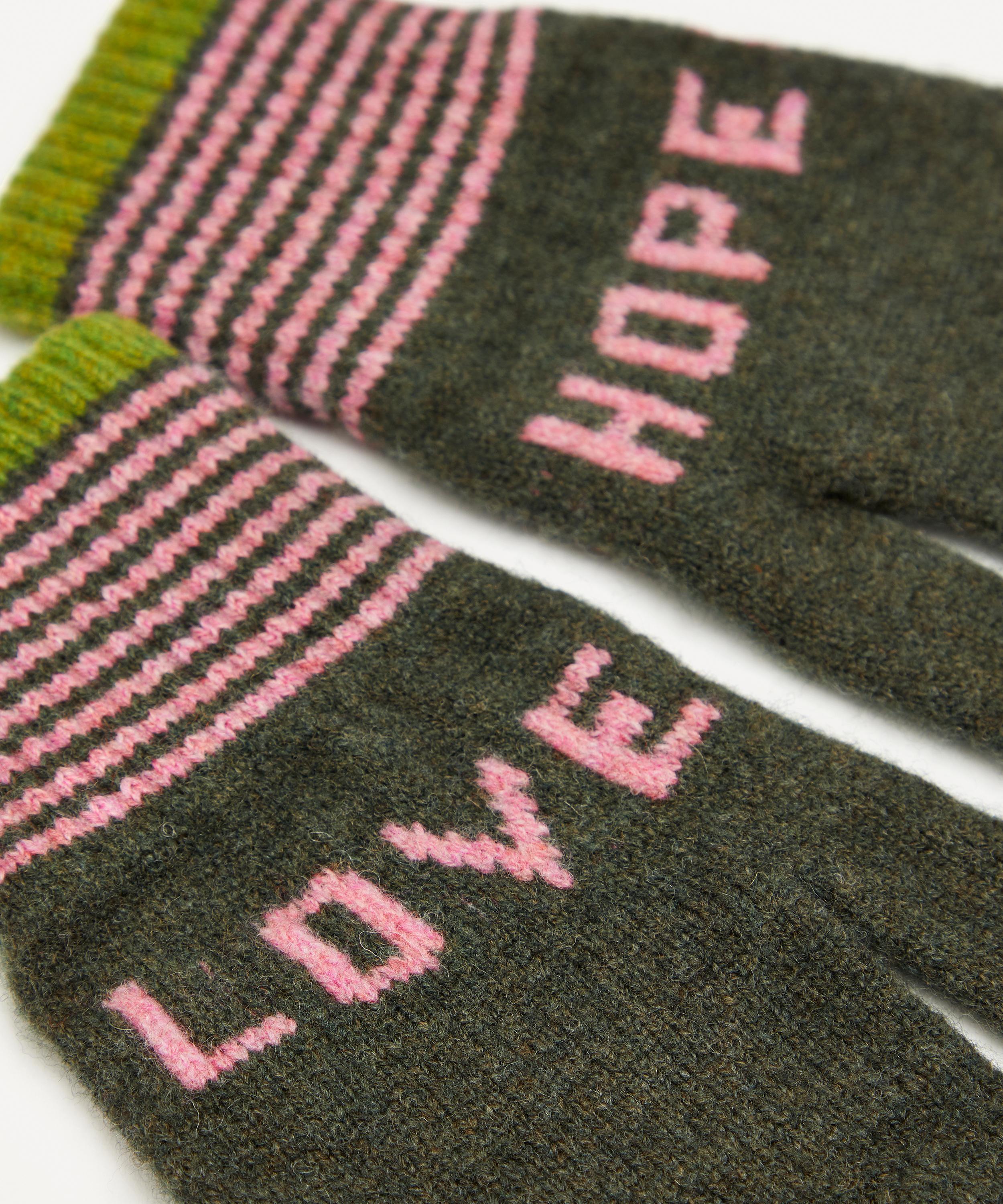 Quinton Chadwick - Love and Hope Wool Gloves image number 2