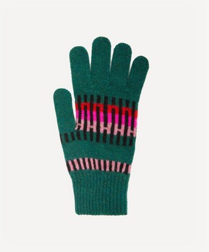 Quinton Chadwick - Block Stripe Wool Gloves image number 1