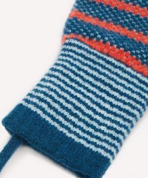 Quinton Chadwick - Tuck Stitch Wool Mittens image number 2