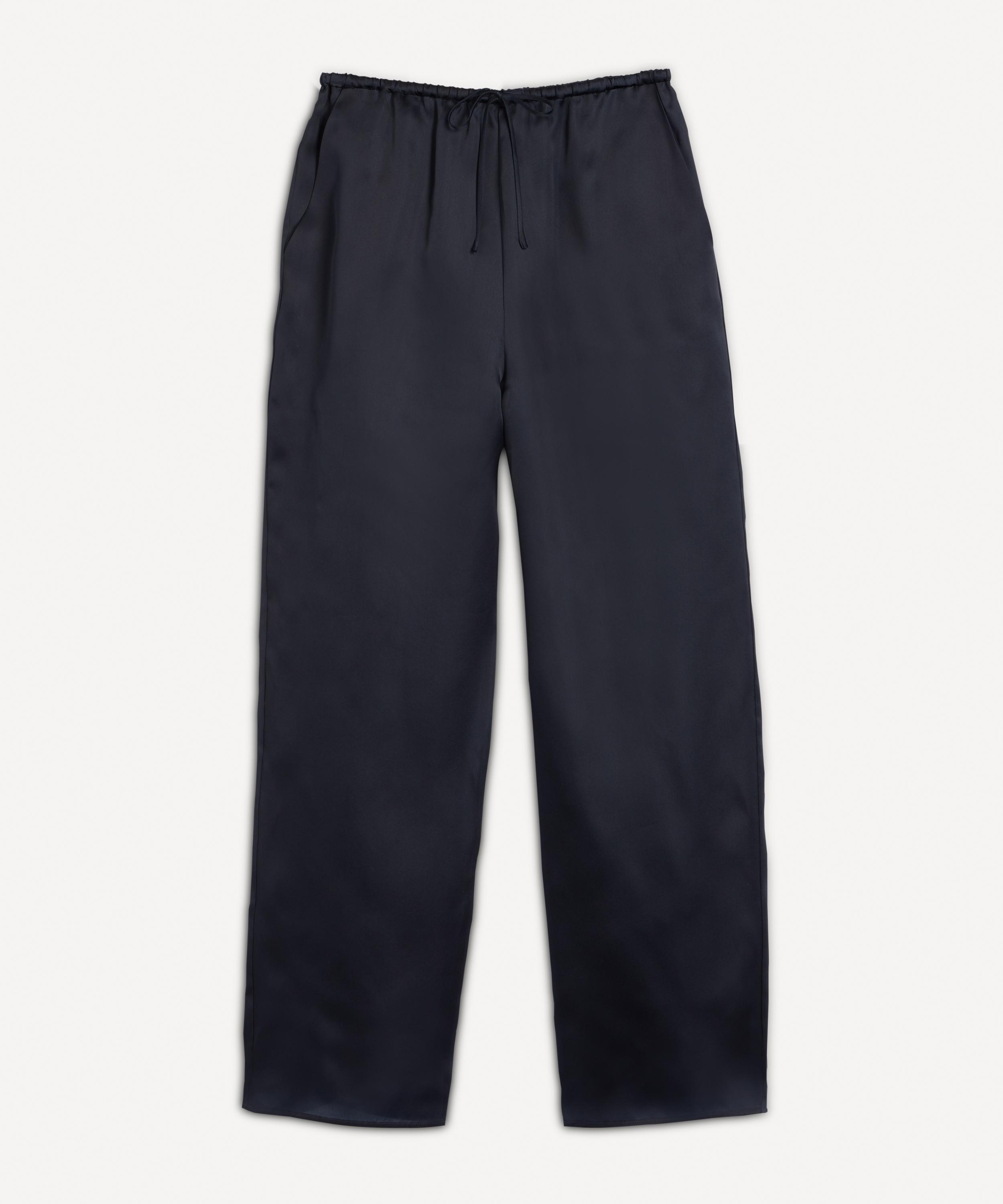 TOTEME Black Relaxed Trousers