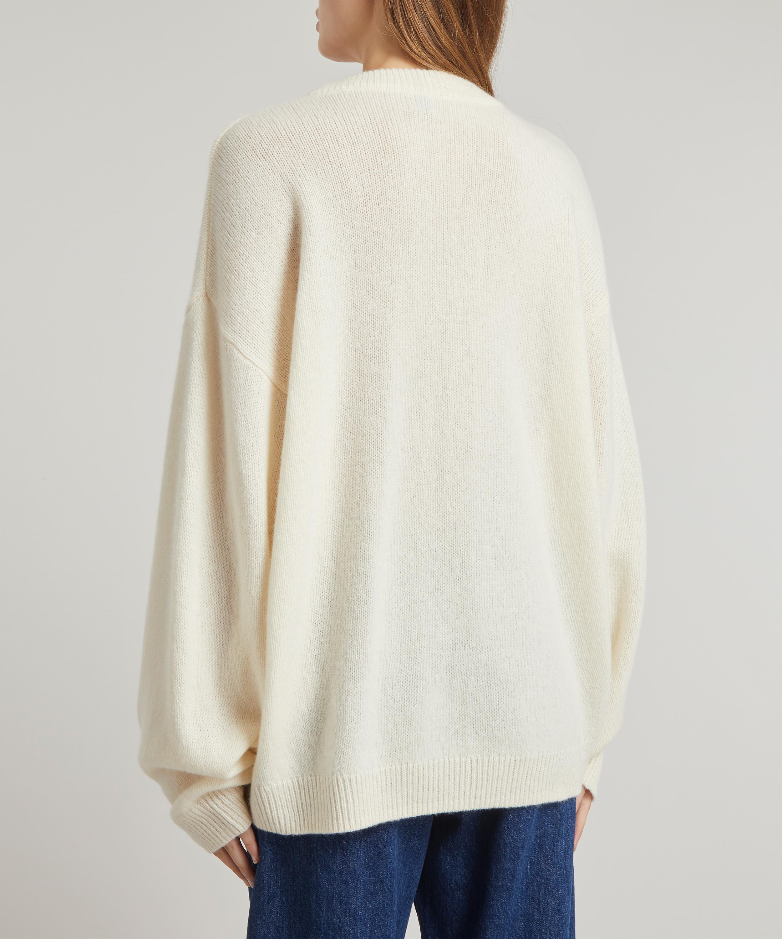 Totême - Monogram Knitted Sweater image number 3