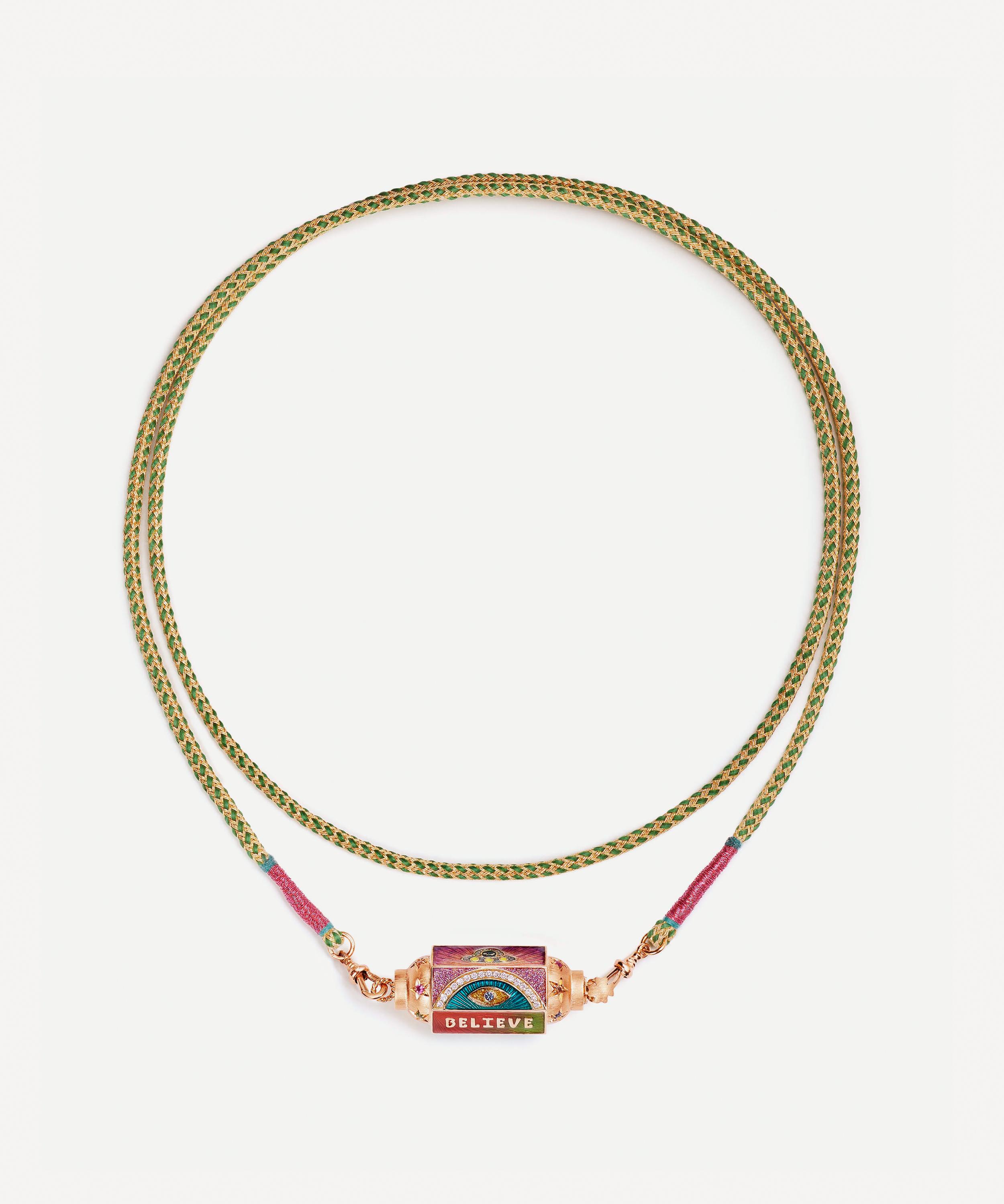 Marie Lichtenberg - 18ct Rose Gold Believe Locket Necklace image number 0
