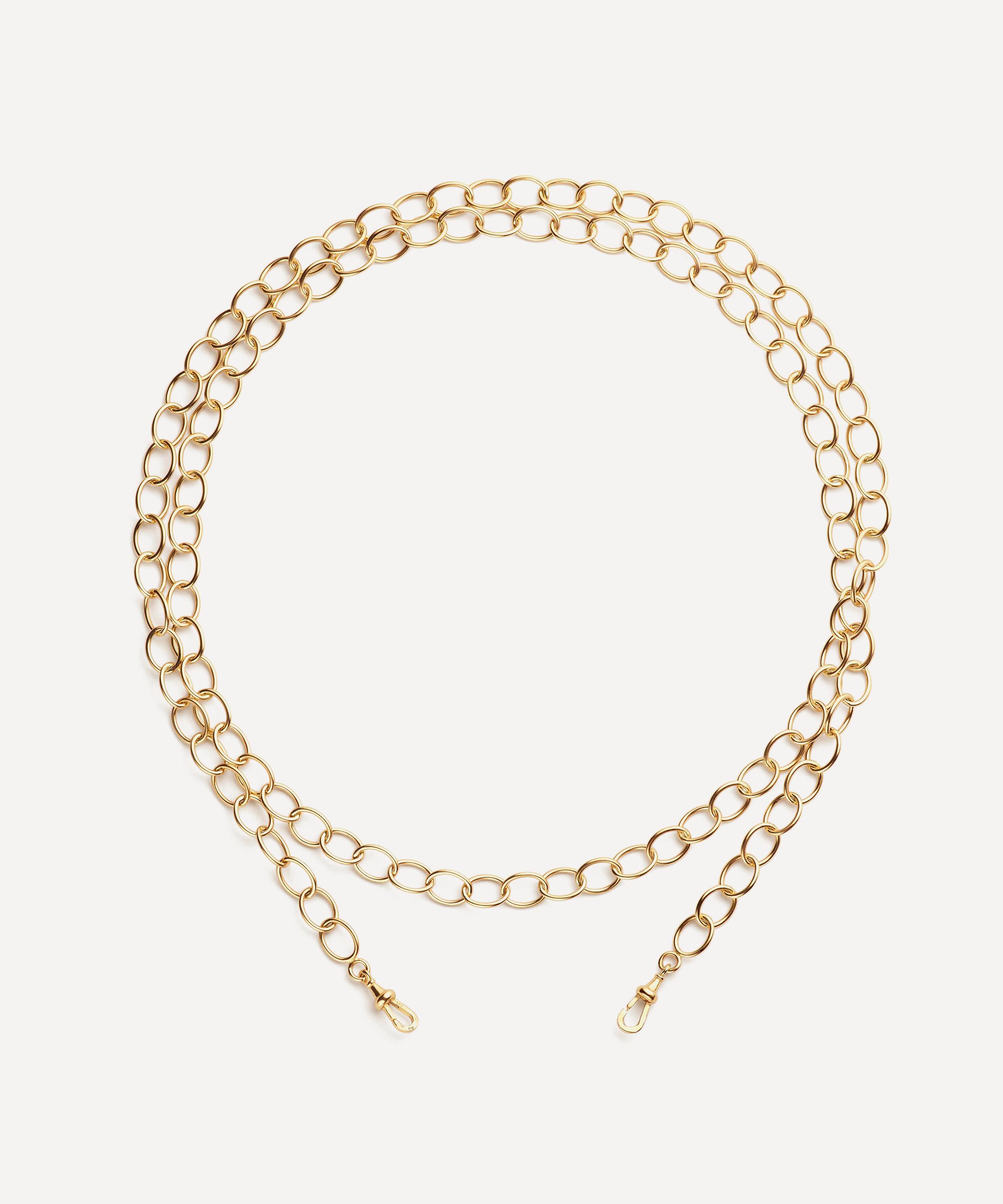 Marie Lichtenberg - 14ct Gold Rosa Micro Chain Necklace image number 0