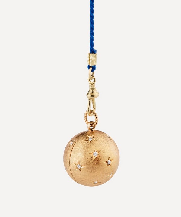 Marie Lichtenberg - 18ct Rose Gold Mauli Heartbeat Orb Pendant Necklace image number null