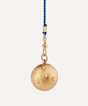 Marie Lichtenberg - 18ct Rose Gold Mauli Heartbeat Orb Pendant Necklace image number 0