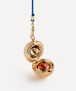 Marie Lichtenberg - 18ct Rose Gold Mauli Heartbeat Orb Pendant Necklace image number 1