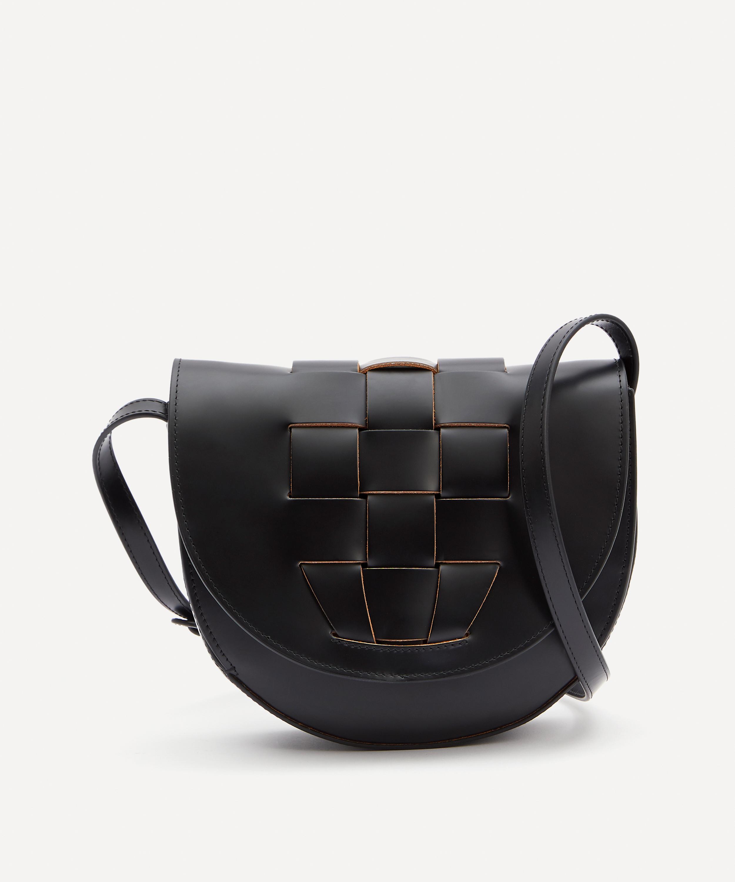 HEREU - Sinia Woven Leather Shoulder Bag image number 0