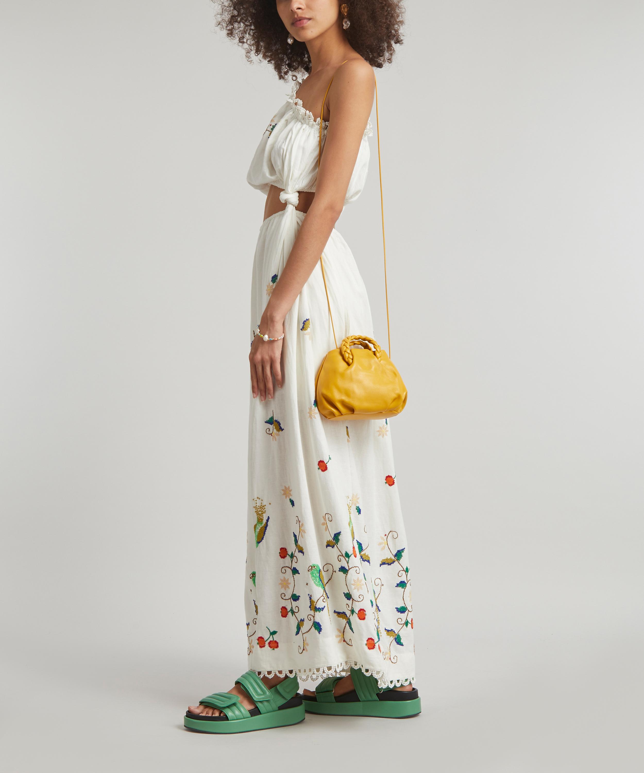 HEREU - Bombon Plaited Handle Tote Bag image number 1