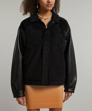 House of Sunny - Take A Trip Cord Varsity Jacket image number 2
