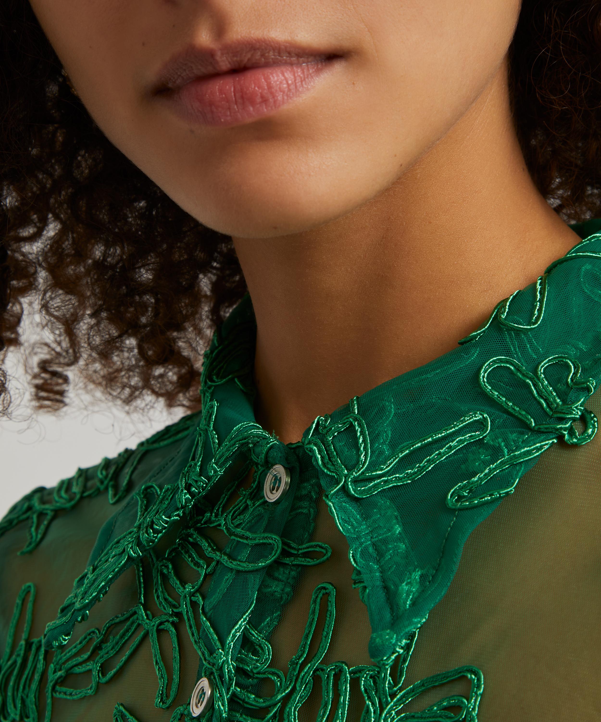 House of Sunny - Barbed Wire Appliqué Shirt image number 4