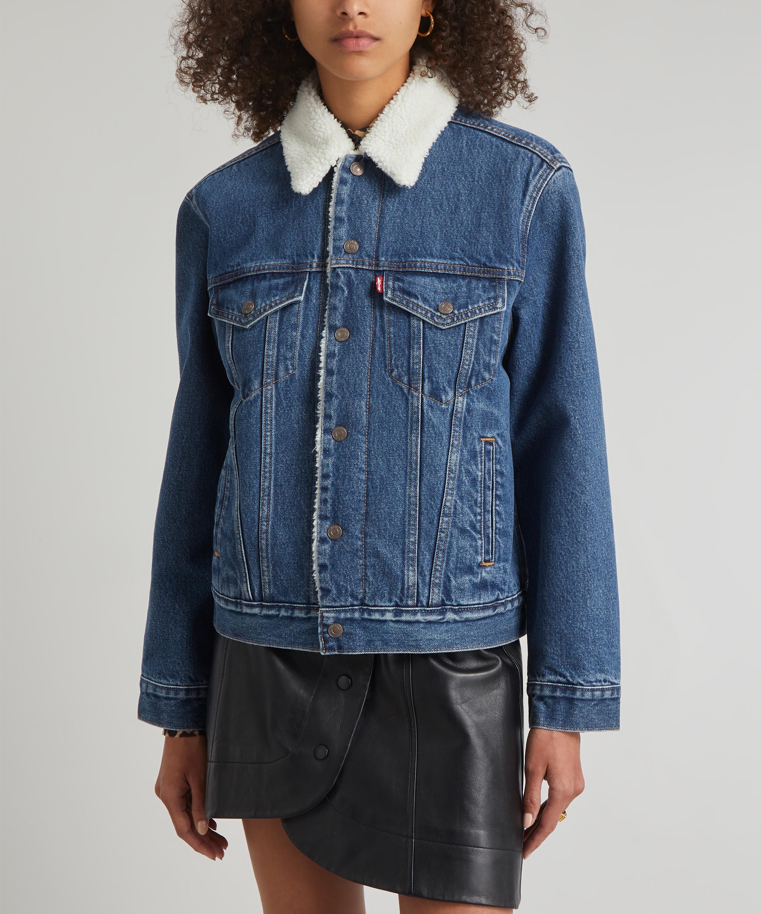 Levi's ex hotsell boyfriend sherpa jacket