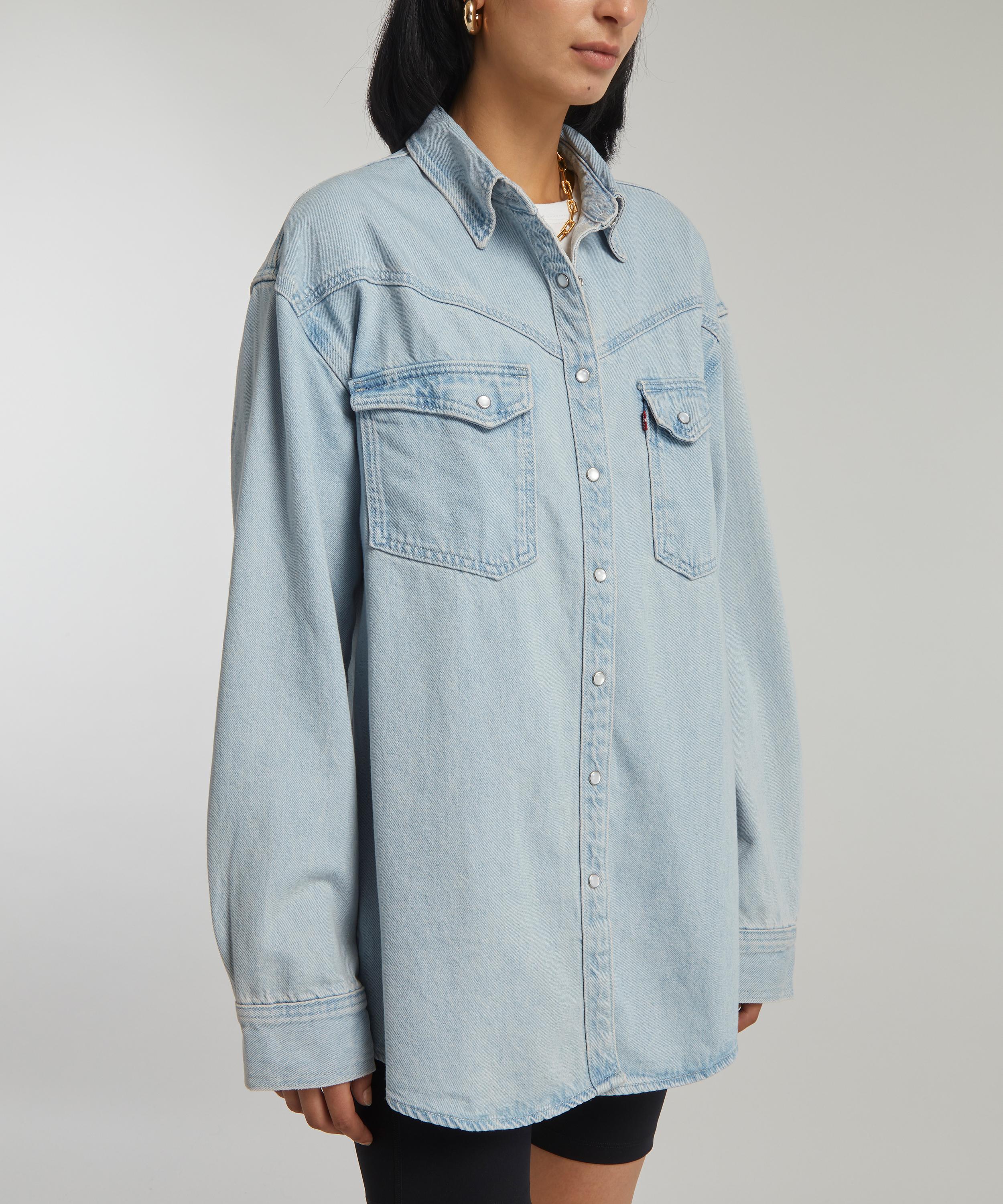 Levi's red deals tab denim shirt