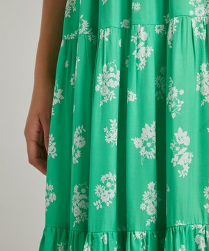 KITRI - Gracie Green Floral Midi-Dress image number 4