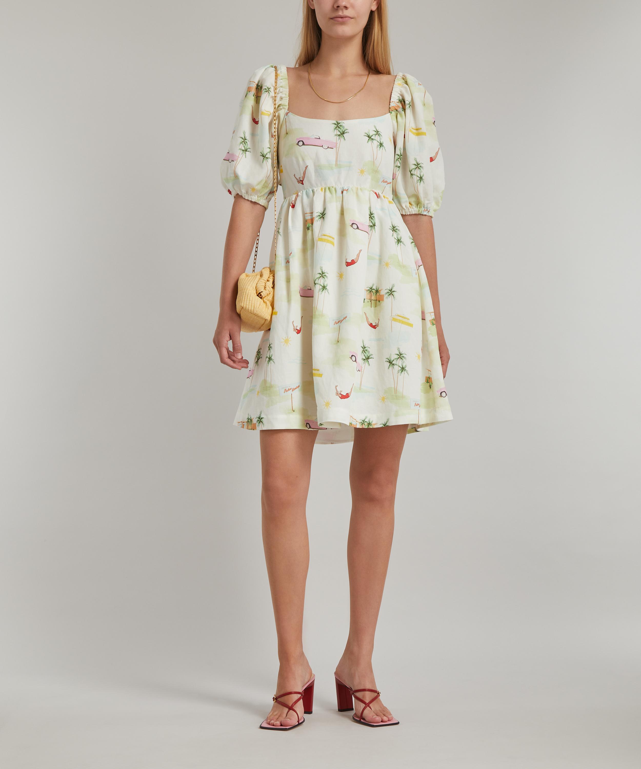 KITRI - Olga Tie-Back Palm Springs Mini-Dress image number 1