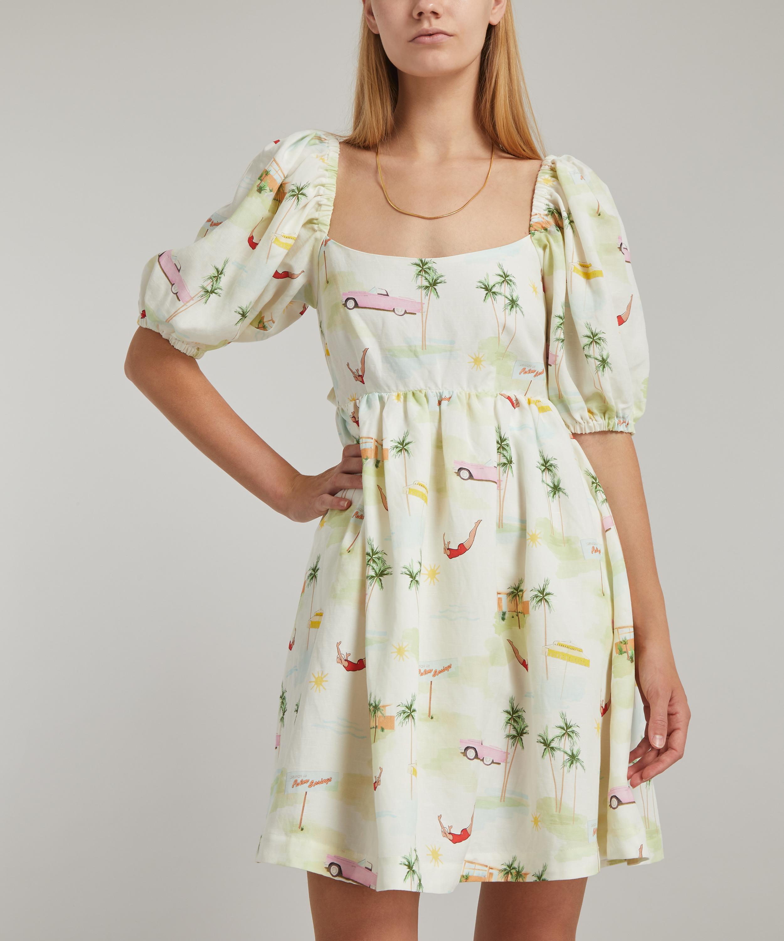 KITRI - Olga Tie-Back Palm Springs Mini-Dress image number 2