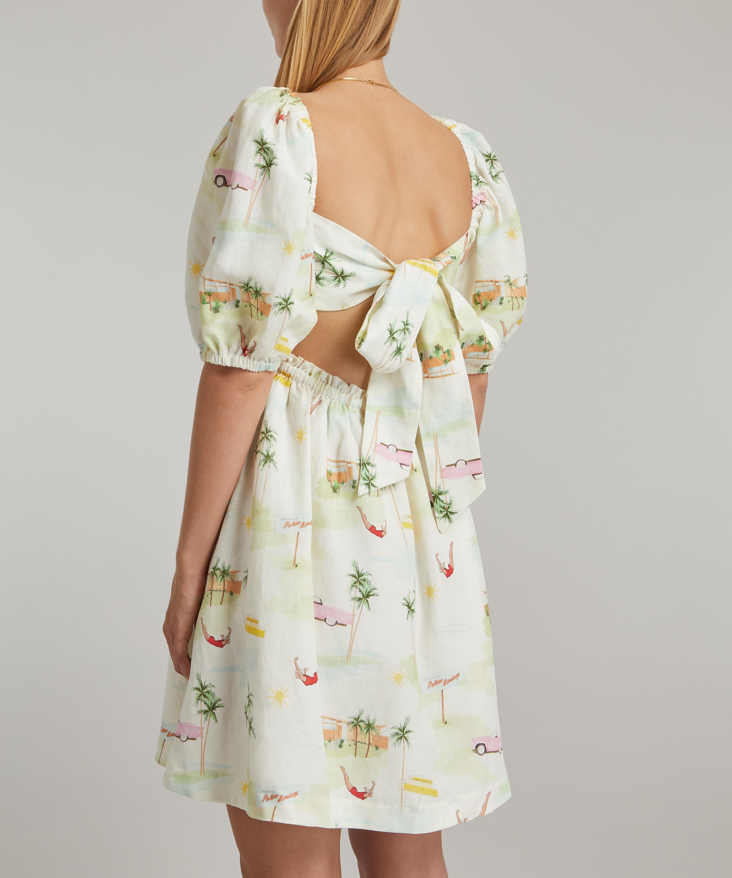 KITRI - Olga Tie-Back Palm Springs Mini-Dress image number 3