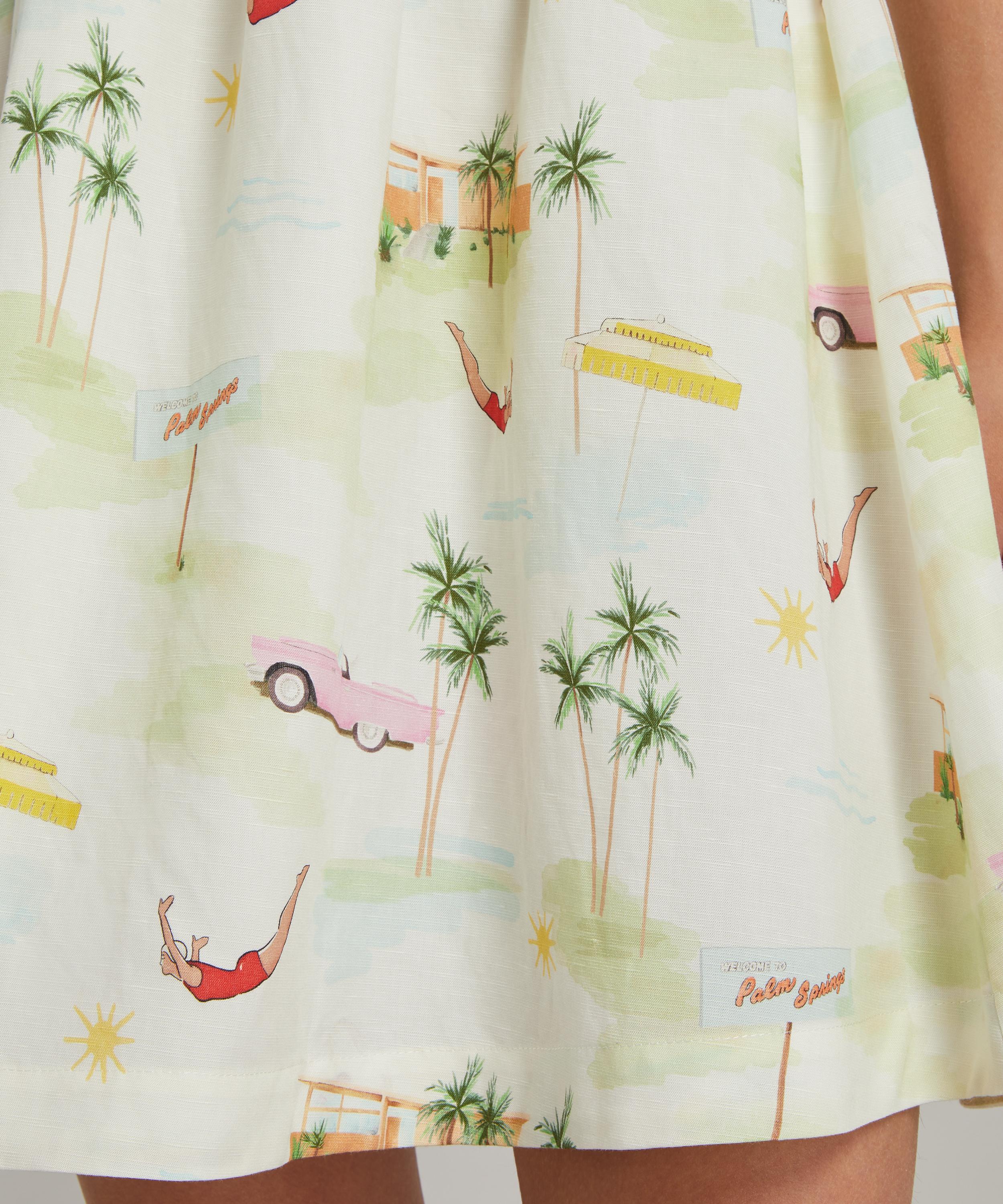 KITRI - Olga Tie-Back Palm Springs Mini-Dress image number 4
