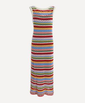 KITRI - Bunty Blanket Stripe Midi-Dress image number 0