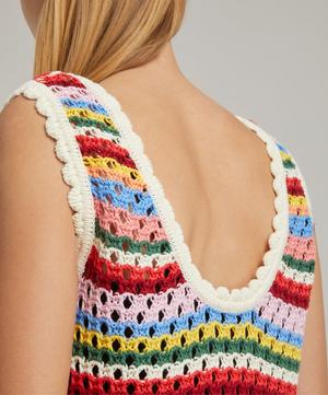 KITRI - Bunty Blanket Stripe Midi-Dress image number 4