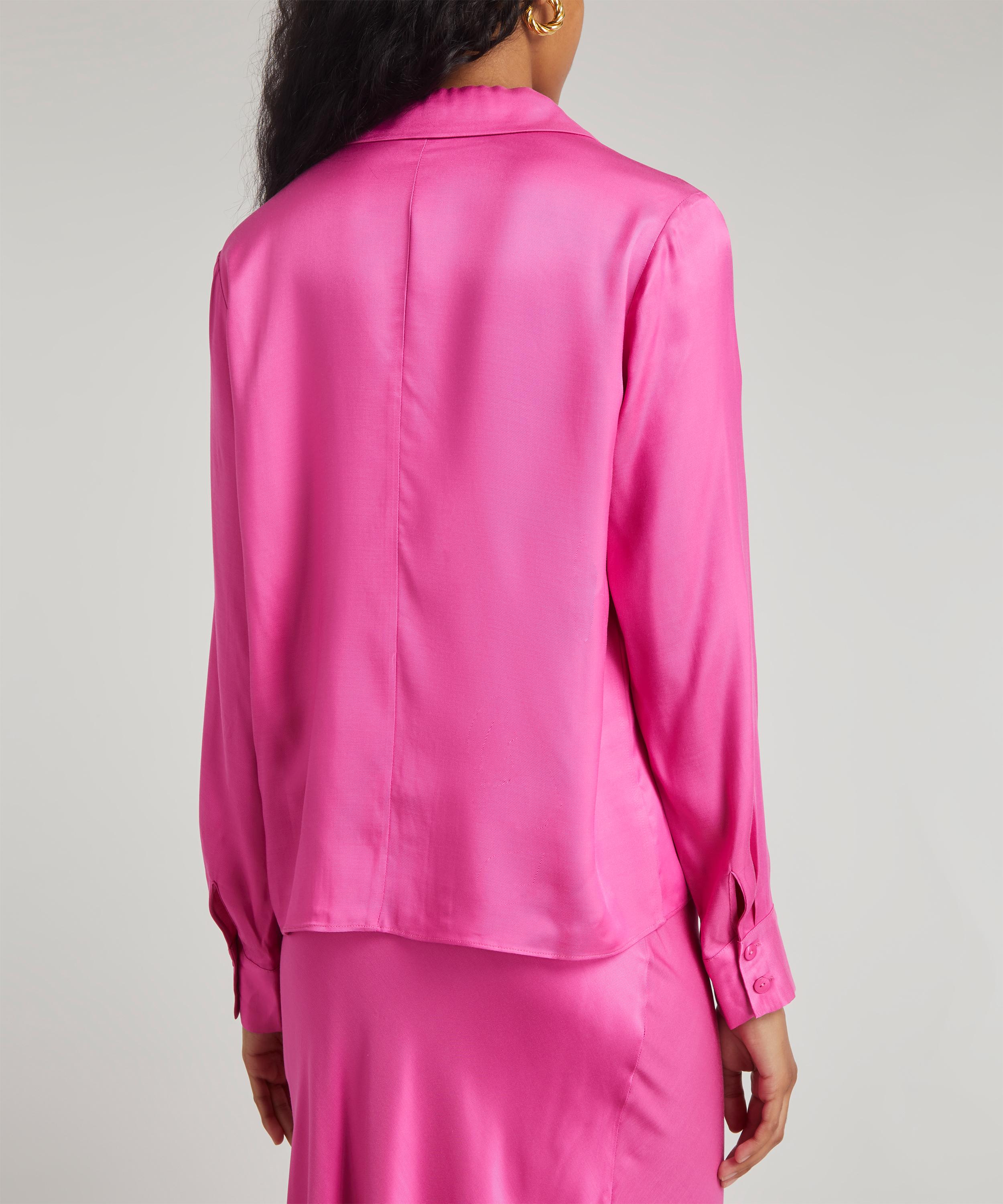 KITRI - Devon Tie-Front Hot Pink Top image number 3