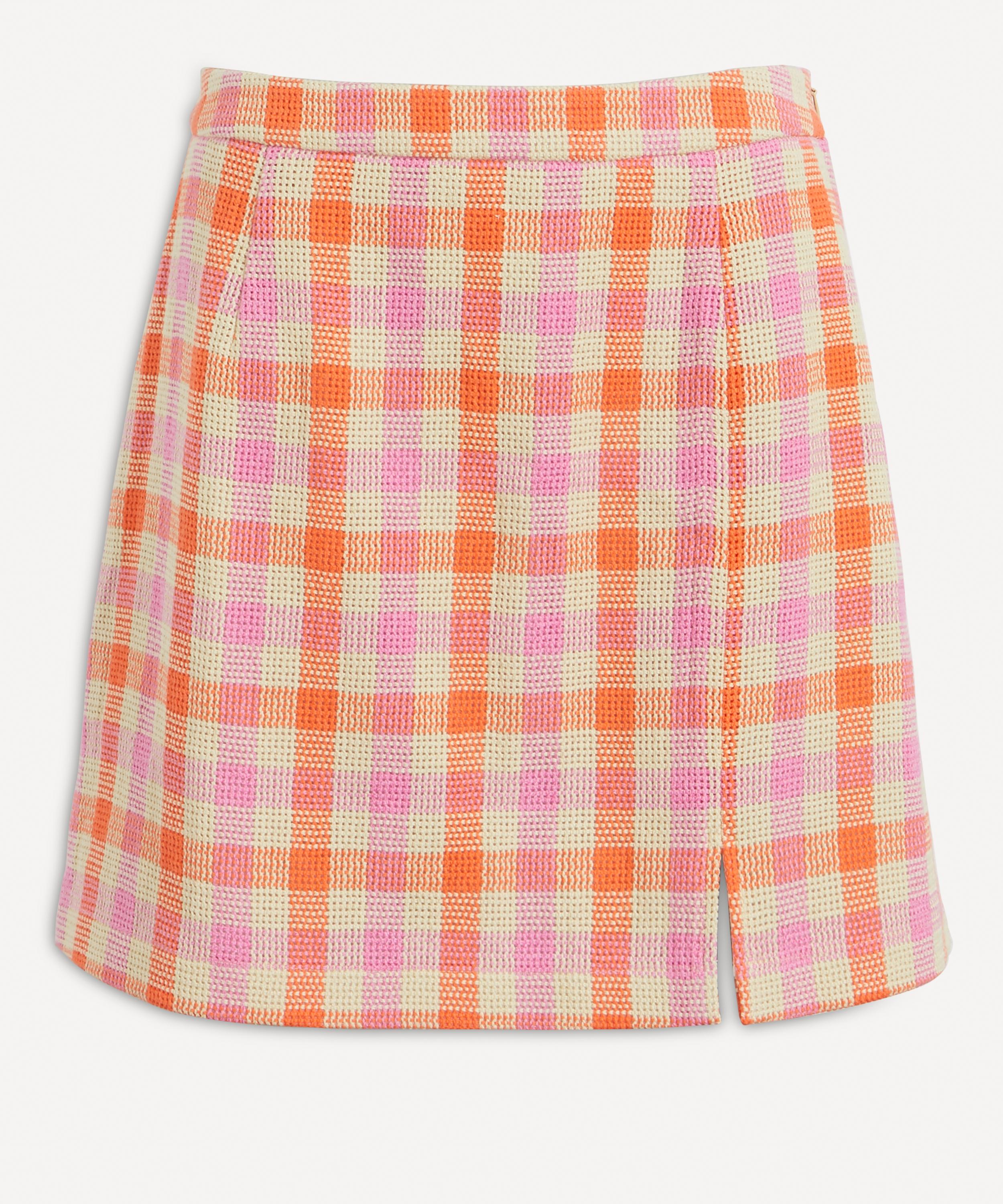 KITRI - Colette Check Mini-Skirt image number 0