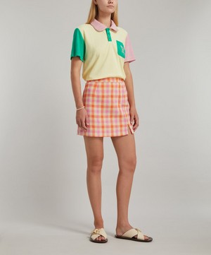 KITRI - Colette Check Mini-Skirt image number 1