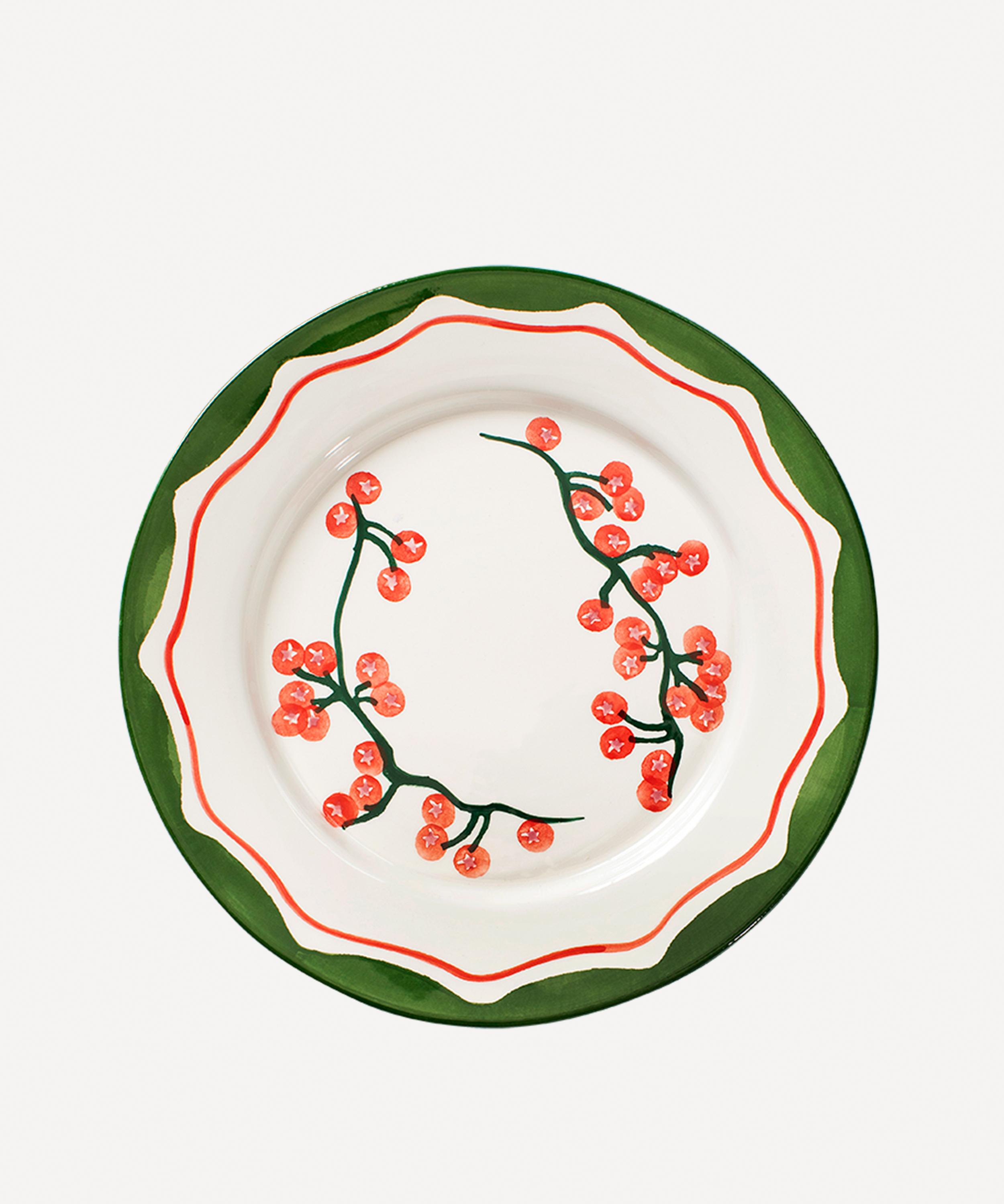 Anna + Nina - Enchanted Forest Ceramic Dinner Plate image number 0