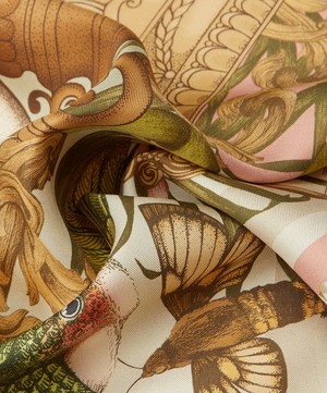 Emily Carter - The Nautilus & Hummingbird Silk Scarf image number 3