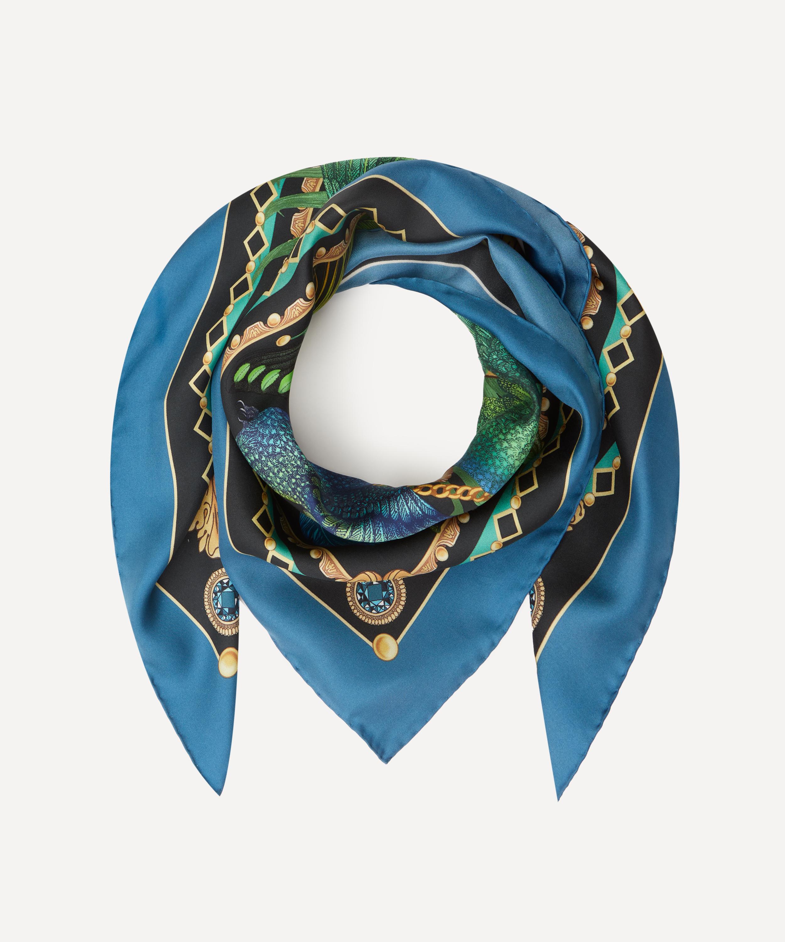 Emily Carter - The Iridescent Hummingbird Silk Scarf image number 0