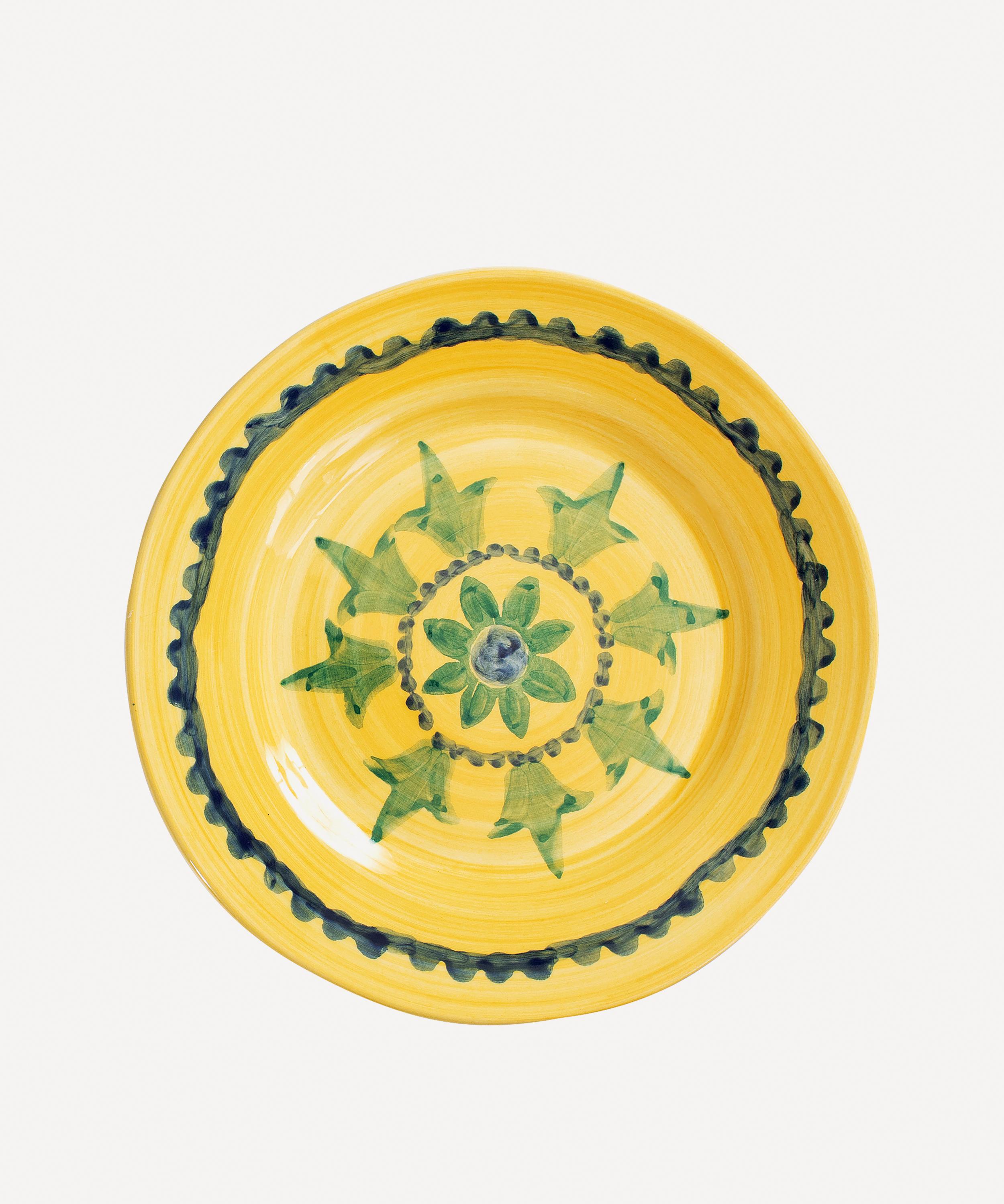 Anna + Nina - Flower Fields Ceramic Breakfast Plate image number 0
