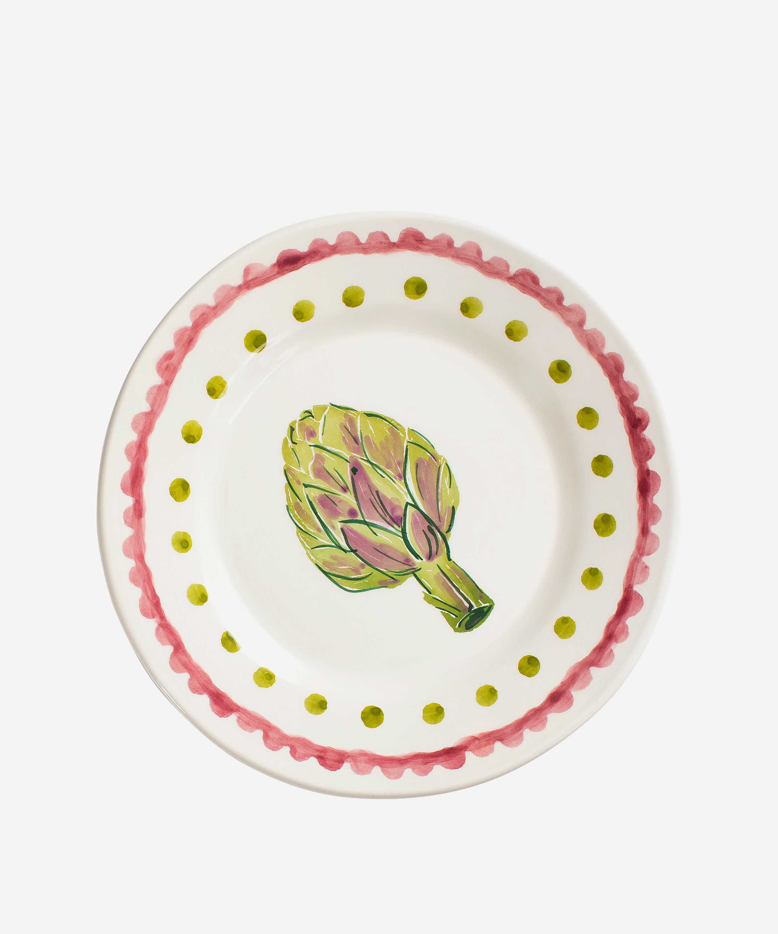 Anna + Nina - Artichoke Ceramic Breakfast Plate image number 0