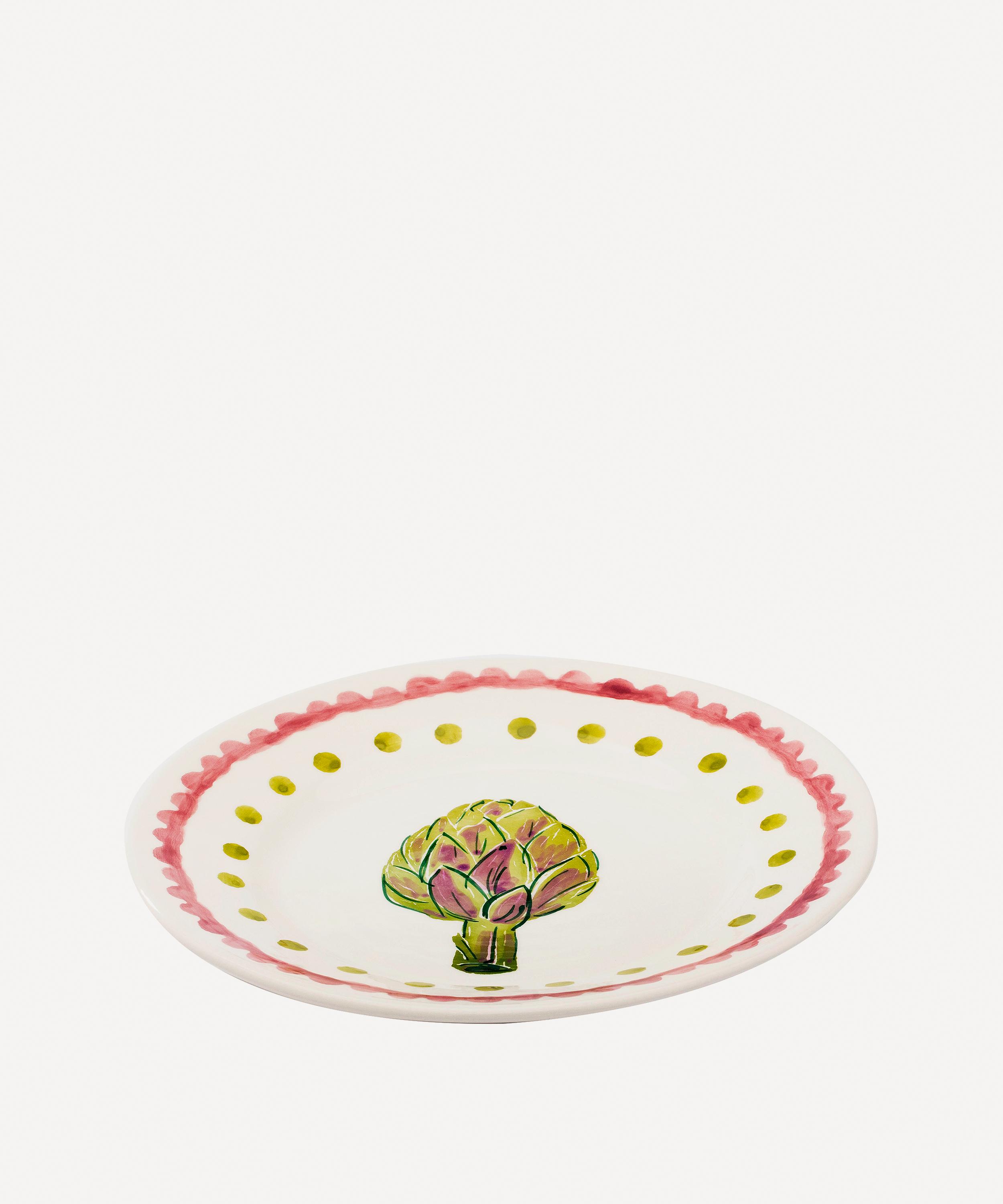 Anna + Nina - Artichoke Ceramic Breakfast Plate image number 2