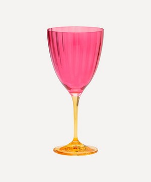 Anna + Nina - Jazzy Pink Wine Glass image number 0