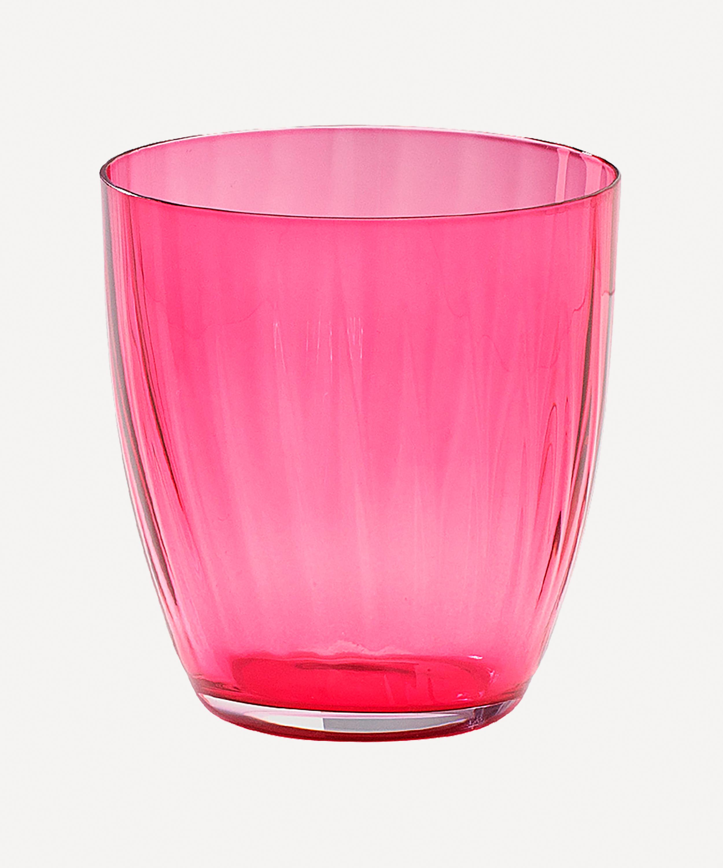 Anna + Nina - Jazzy Pink Water Glass image number 0