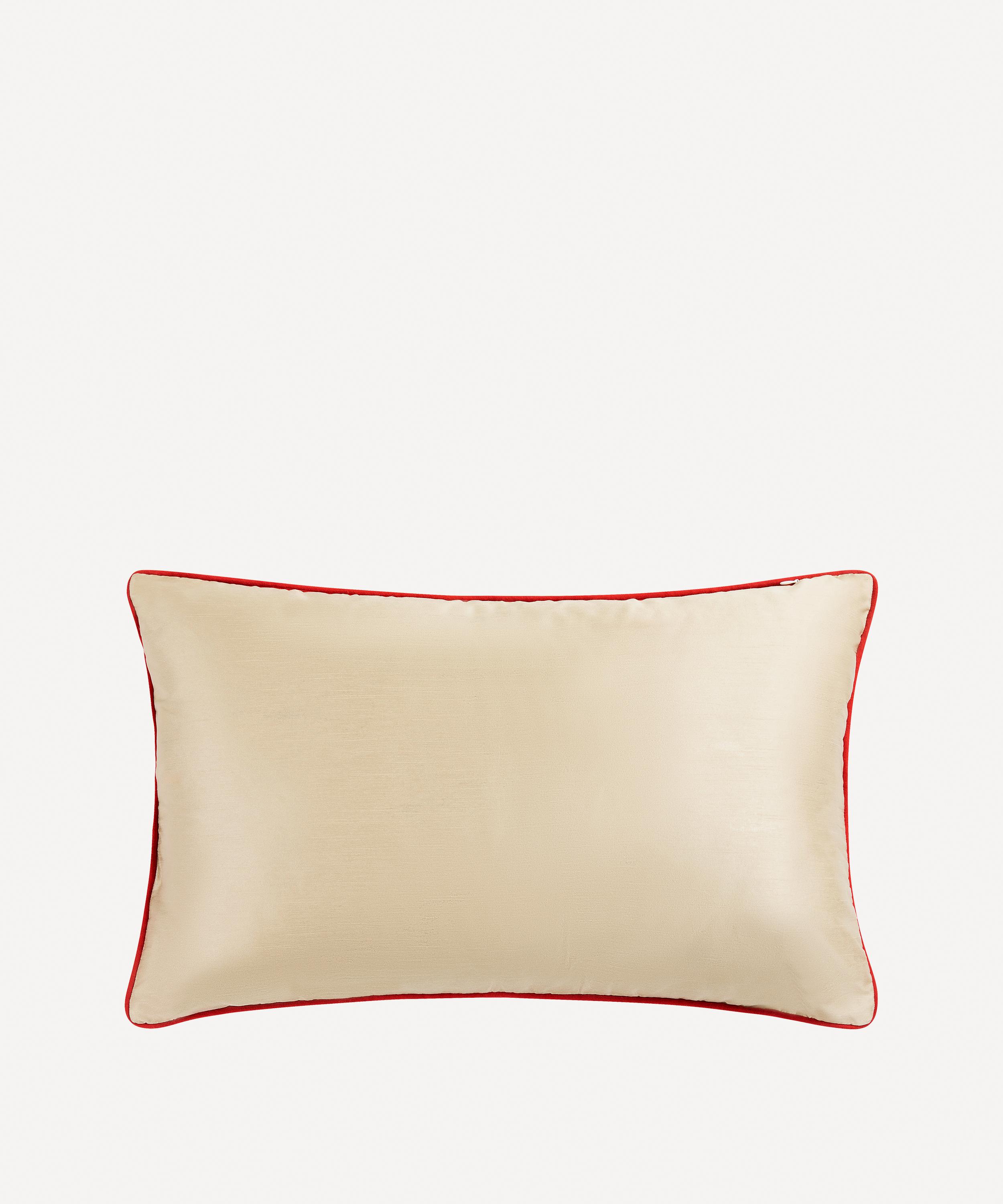 Anna + Nina - Pomegranate Suzani Embroidered Cushion image number 2