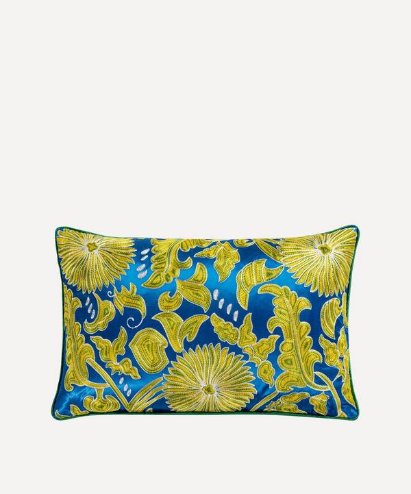 Anna + Nina - Sunflower Suzani Embroidered Cushion image number 0