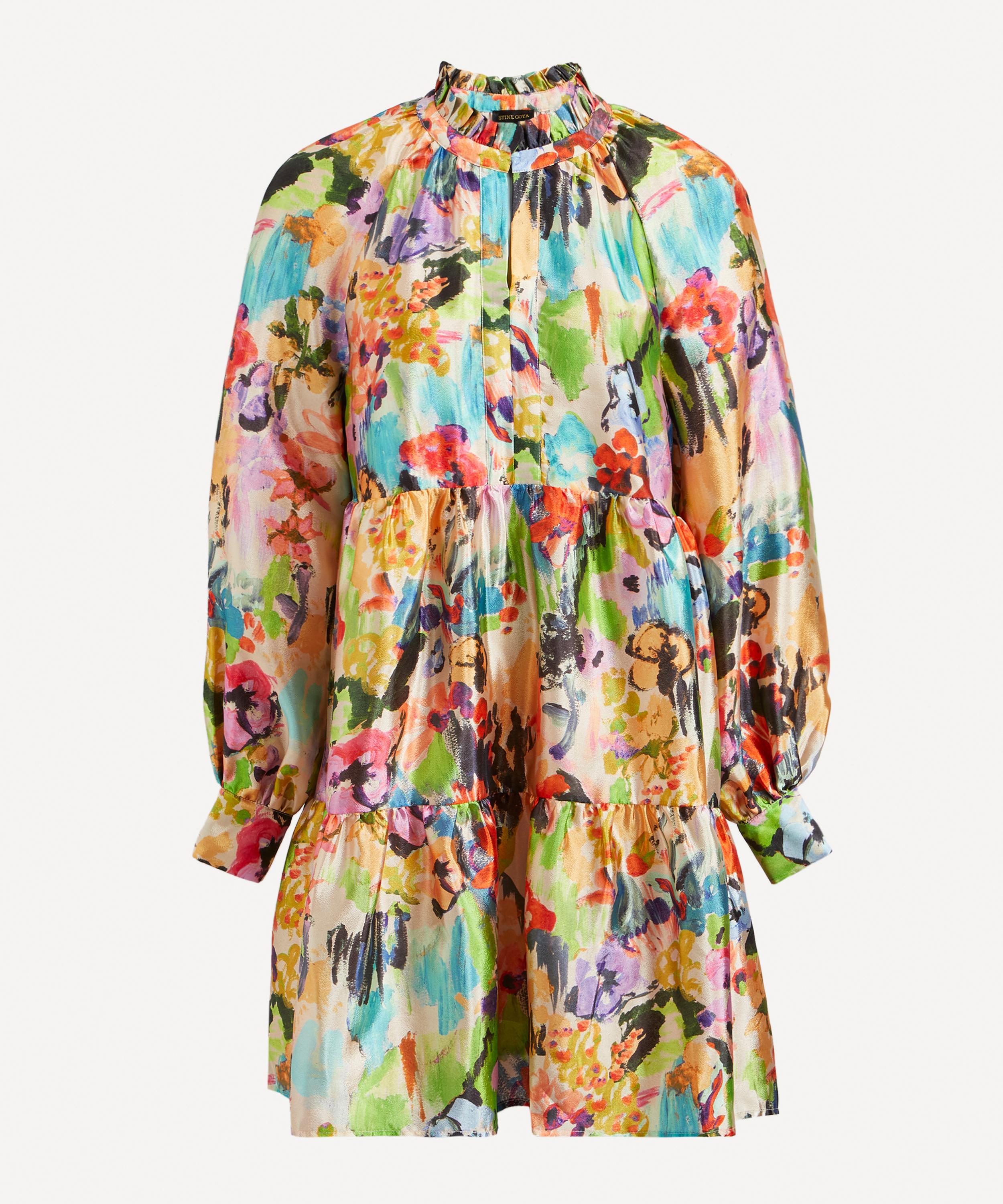 Abstract Floral Jasmine Dress Stine Goya