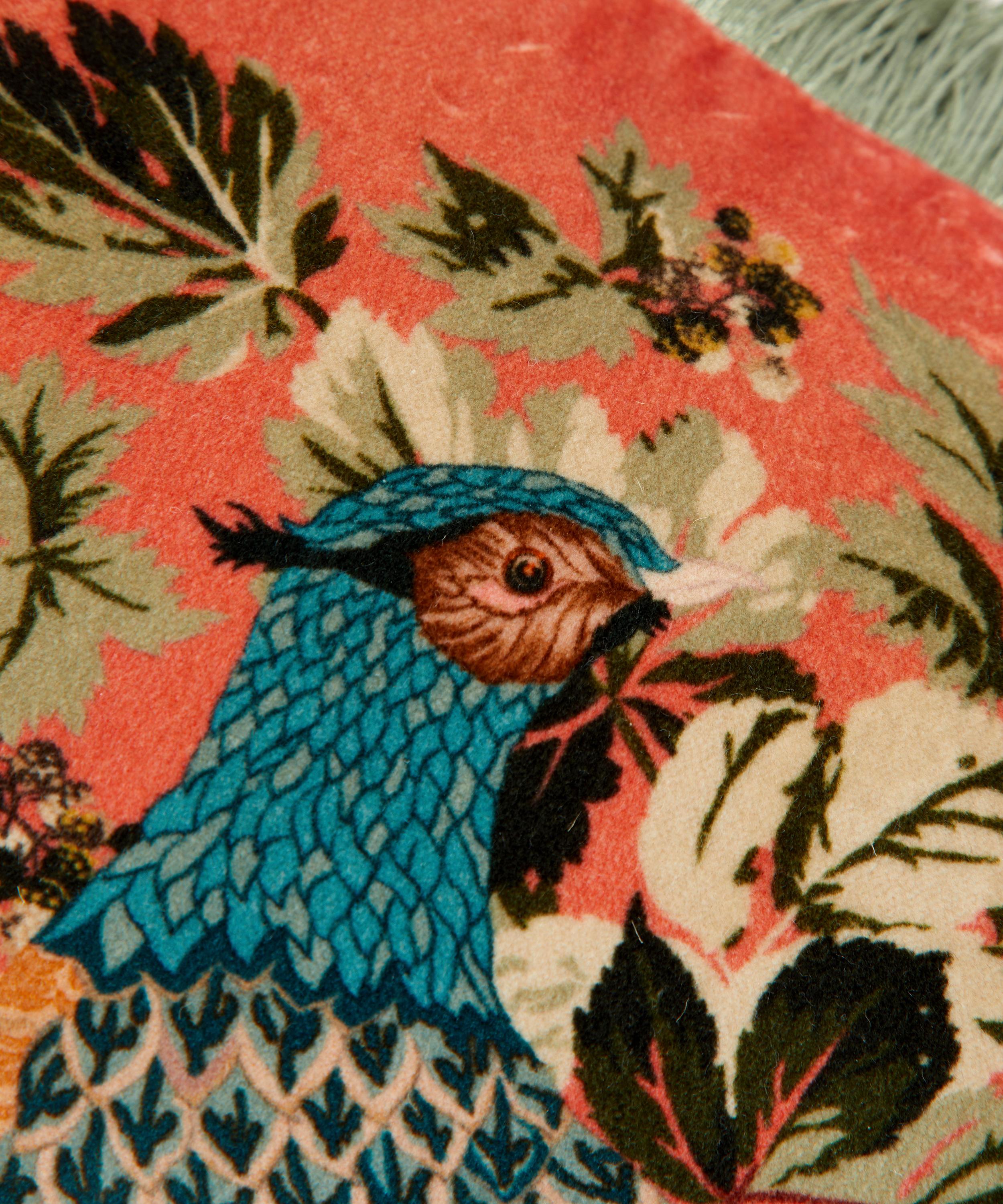 Liberty - Lady Amphora Fringed Velvet Bolster Cushion image number 2