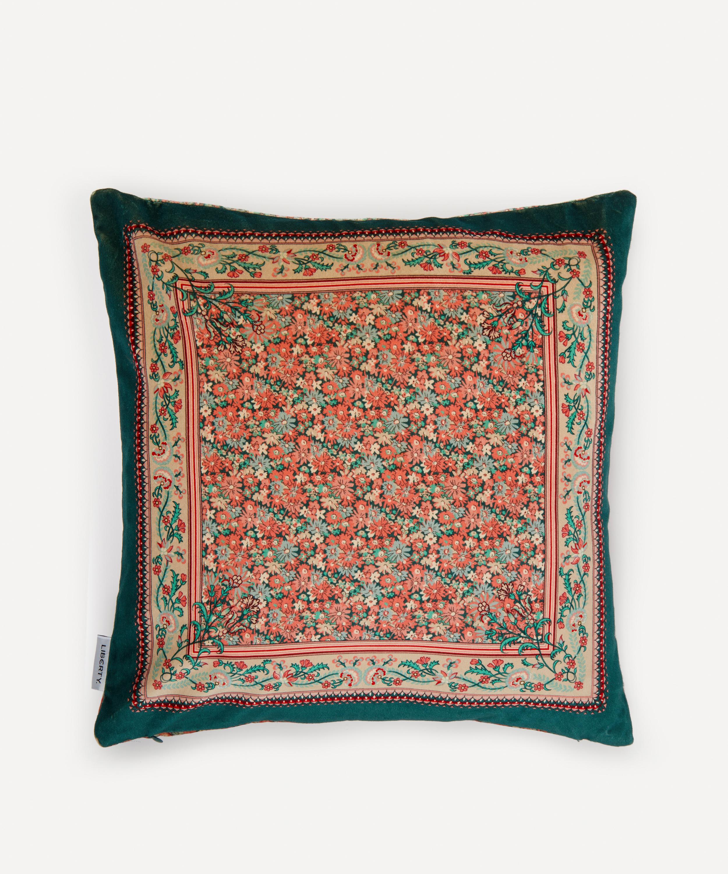 Liberty - Libby Lace Square Velvet Cushion image number 0