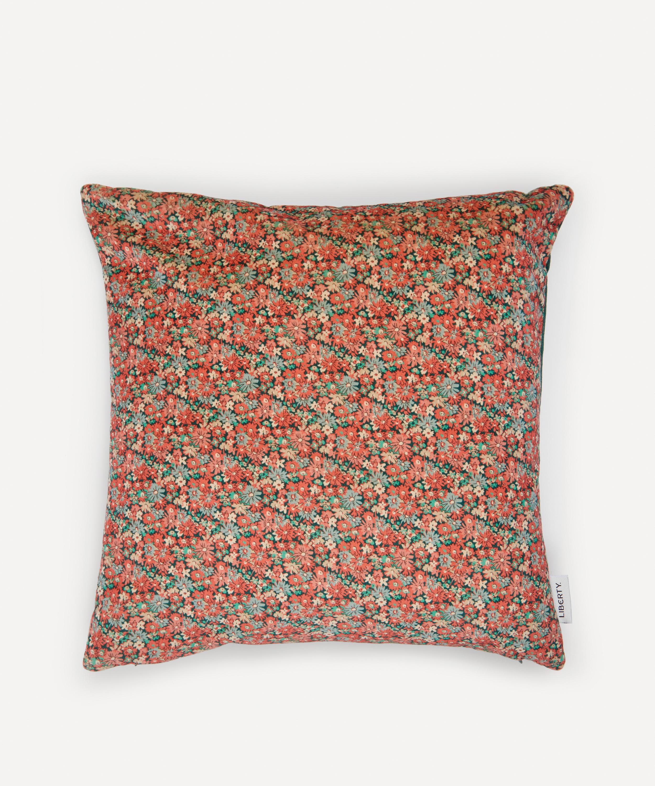 Liberty - Libby Lace Square Velvet Cushion image number 1