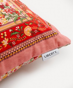 Liberty - Libby Lace Square Velvet Cushion image number 2