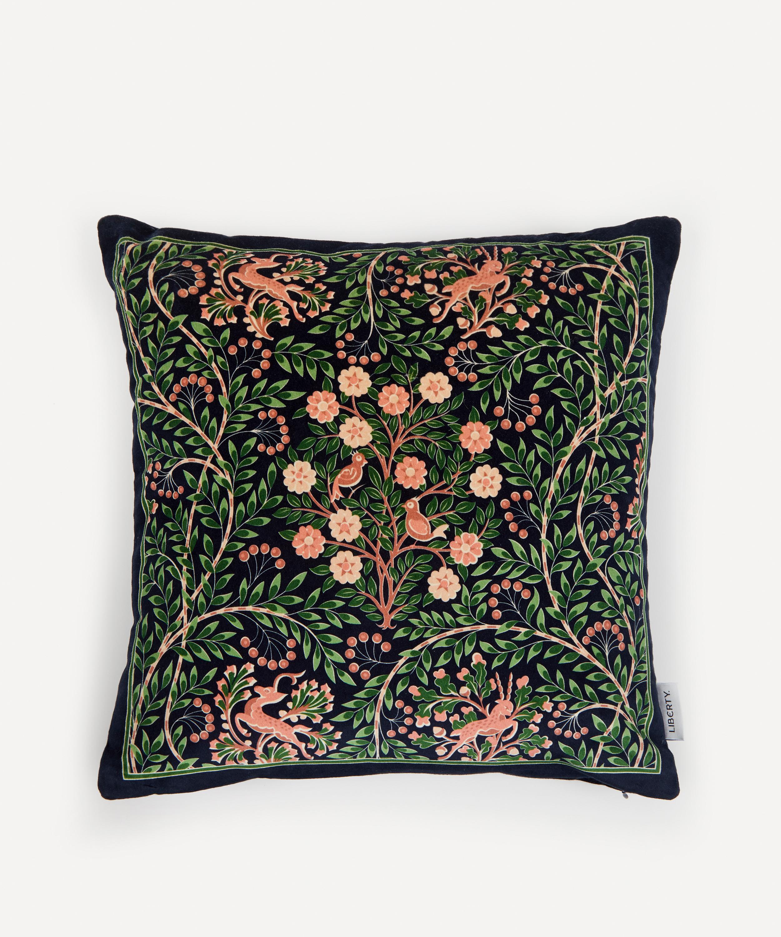 Liberty - Sonny’s Tree Square Velvet Cushion image number 1